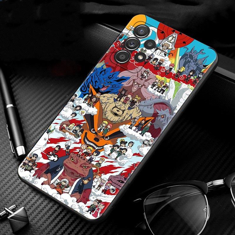 Coque de téléphone dessin animé Naruto Fox Level, étui pour Samsung Galaxy A12 A 12 A52 A51 A71 A72 A11 A13 A02s A02 A32 A31 A21s A52s