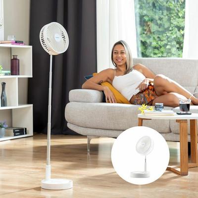 Ventilátor - InnovaGoods - Fandle - Nabíjateľný - Skladací - 4 rýchlosti