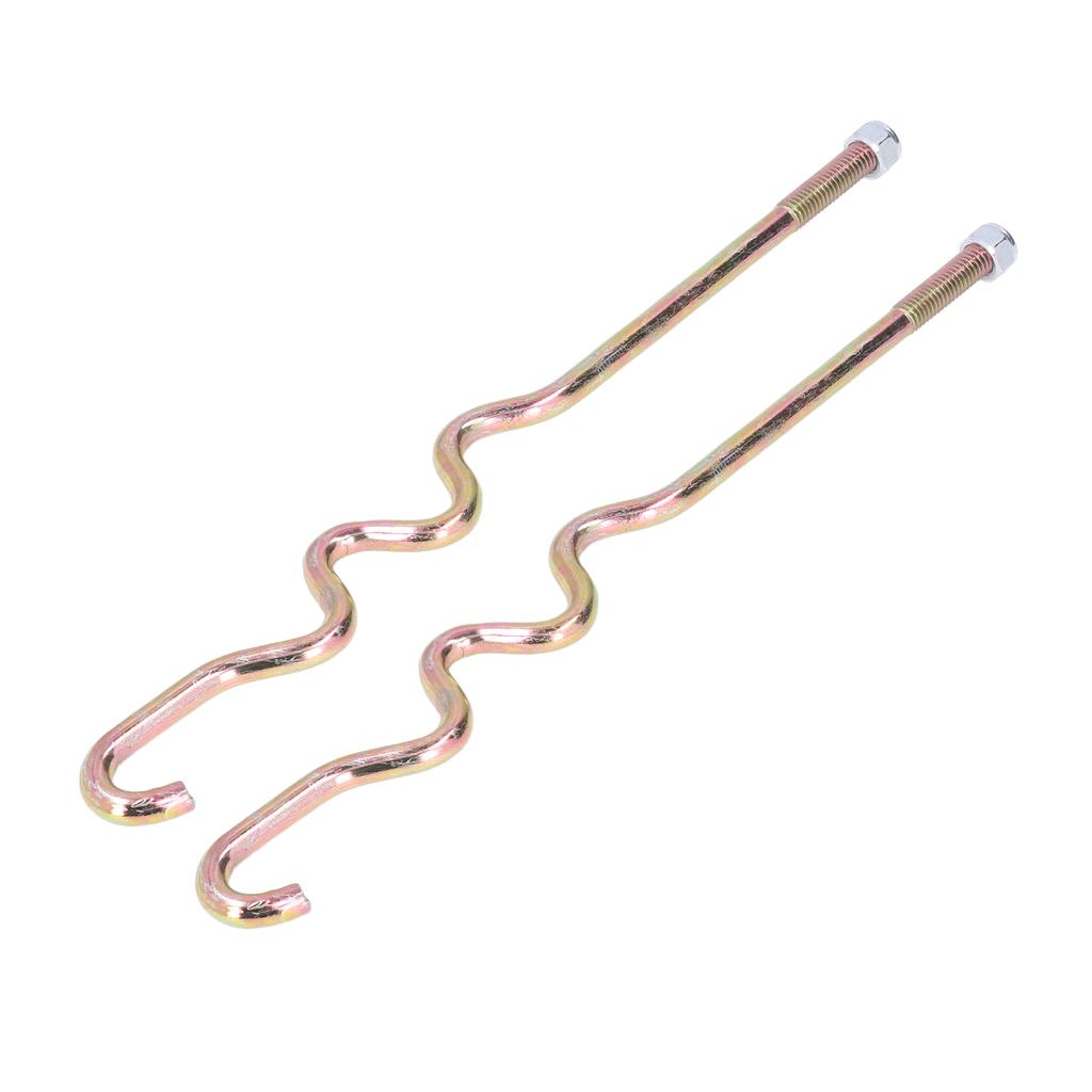 2PCS Club Car Battery Hold Down Rod 103357701 with Nut Replacement for Precedent 2008‑up