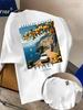 Italy At Amalfi Coast Printed Tshirts Lemon Tree And Coast Highway Soft Breathable Loose Short Sleeve Tshirt For Summer Travel