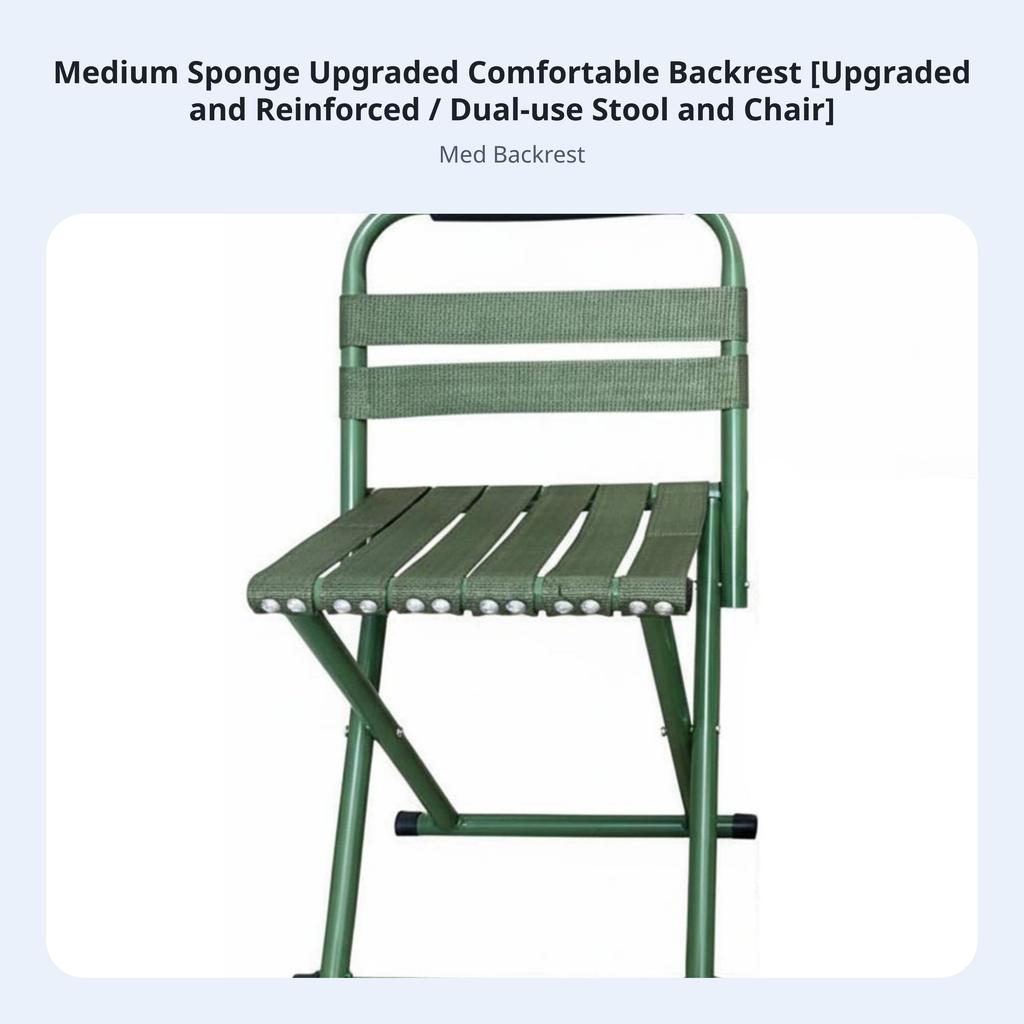 Foldable Camp Stool Portable X-Shaped Frame Camp Chair Foldable Sturdyduty For Outingers