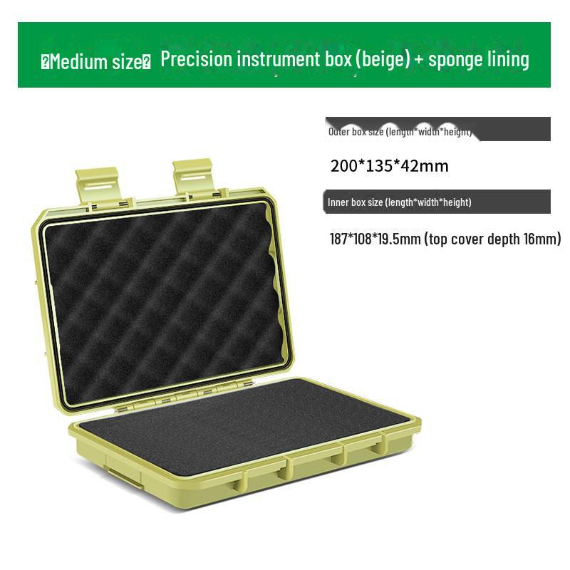 Förseglad Vattentät Verktygslåda för Små Precisionsinstrument