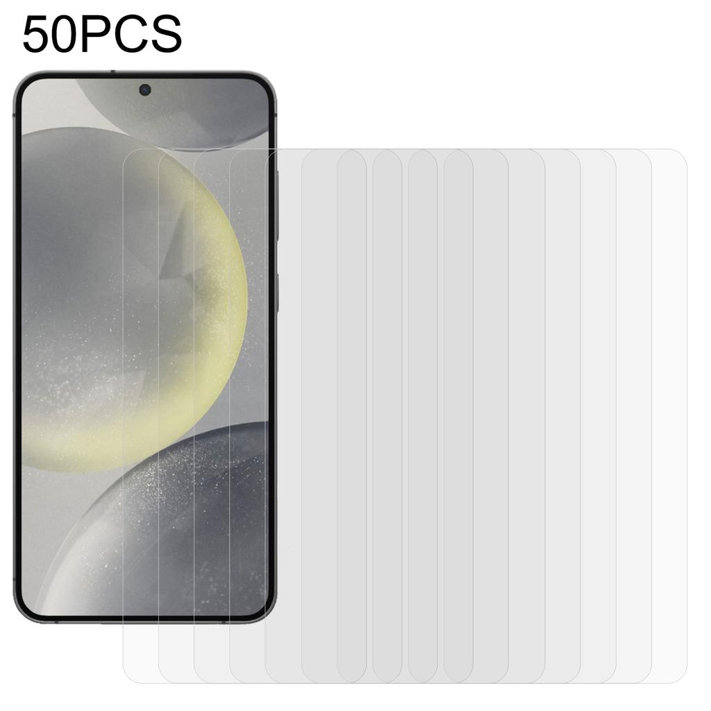 50Pcs For Samsung Galaxy S25/S24 Screen Protector Ultra Clear Full Glue Tempered Glass Film