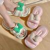Fashion New Butterfly Bow Slippers for Women's Summer Fashion Soft Soled Outdoor Wear Indoor Home Anti Slip Slippers Outdoor Women Shoes