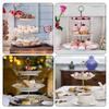 Practical-9 Set Cake Stand Hardware Kit Tiered Tray Hardware Fittings For Cake Stand,3 Tier Cake Stand Fittings Hardware Holder
