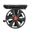 Kayak Cart, 136.1 Kg Load Capacity, Foldable Kayak Trolley with 25.4 Cm Solid Rubber Tires & 1 Ratchet Strap, Paddle Board Trolley for Carrying