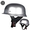 Motorcycle Retro Helmet World War II German-style Steel Helmet ABS Cruising Half Helmet