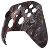 custom front housing shell for Xbox Series featuring an animal print design and faceplates for Xbox Series and Xbox Core consoles not eXtremeRate's