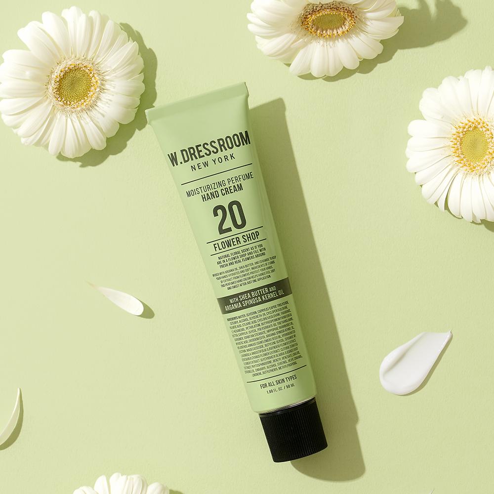 W Dress Room Perfume Hand Cream Flower Shop, 50ml, 1 unit