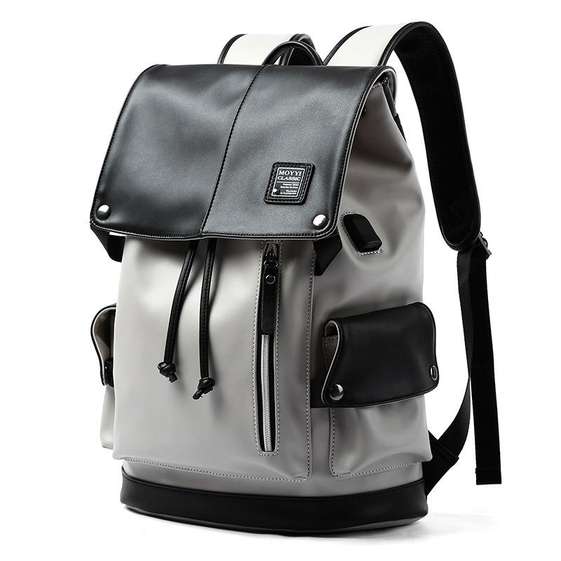 Backpack Men's Travel Computer Bag Backpack Junior High School Bag