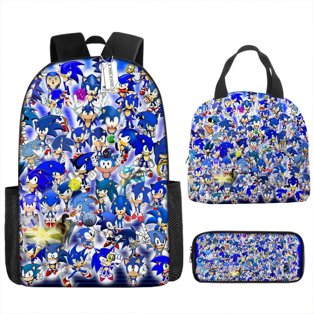 Backpack Trend Backpack Anime Large Capacity Elementary School Bag Lunch Bag