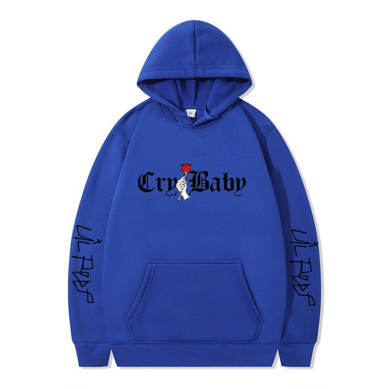 New product, American rap singer lil peep shirt men's and women's fleece hooded sweater