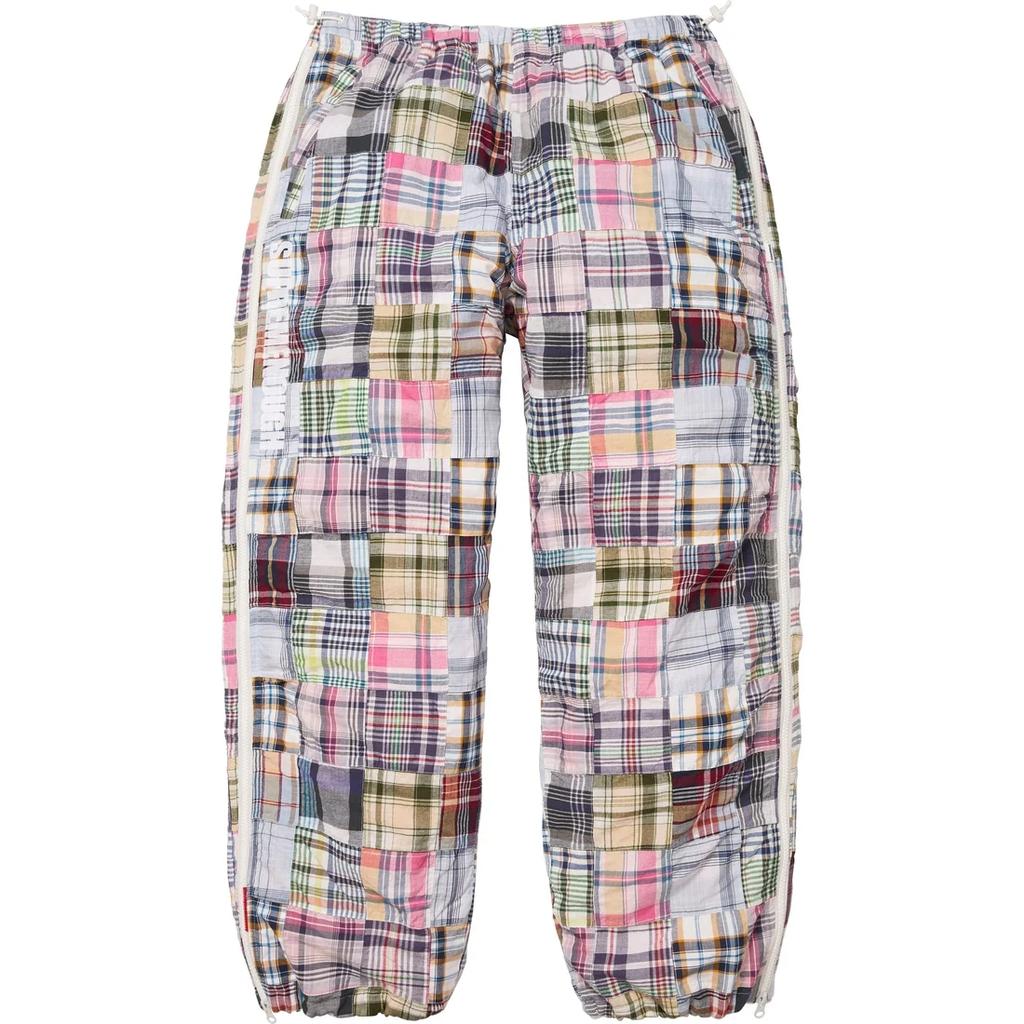 Supreme X Goodenough Patchwork Madras Full Zip Track Pant SUP-SS25-263