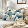 Artistic Ginkgo Leaf Pillow CoversLiving Room Sofa Cushion Cover, Soft and Comfortable, Bedroom Room Decoration