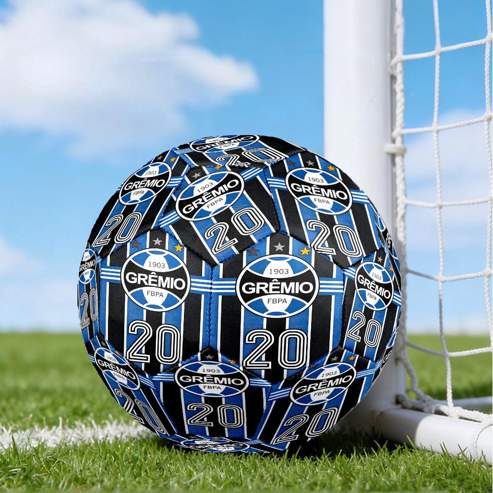 Fc Crest Design Printed Size 5 Soccer Balls, High-Quality, Anti-Slip, Protective Football, A Unique Gift , Birthdays, Christmas Gifts