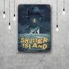 shutter island Metal Signs wall decor Vintage Tin Signs Captain Metal Poster Decor for Bar Pub Club Wall Decoration