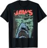 Jaws Distressed Retro Movie Poster T-Shirt
