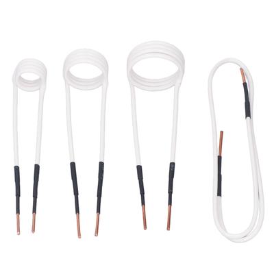 4 Stück Induktionsheizspulen-Set 2,5 mm Messingkern 20 30 40 750 mm Hochfrequenz-Induktionsspule zum Entfernen von rostigen Schrauben und Muttern