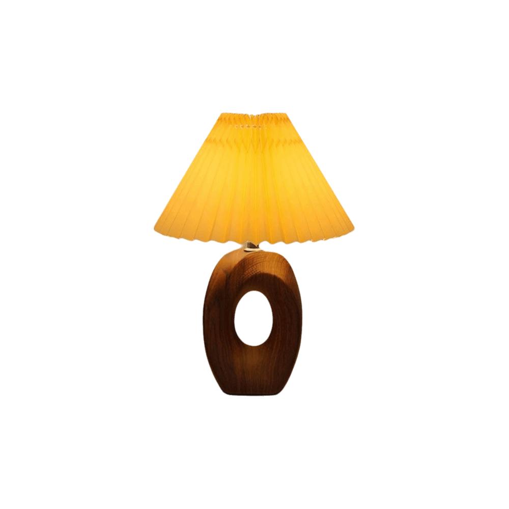 Pleated Design Desk Lamp Ceramic Base Minimalist Style Bedside Lamp Dimmable Advanced Atmosphere LED Desk Lamp Reading Light