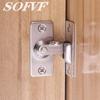Heavy 304 Stainless Steel Door Lock Buckle, Irregular Door Bolt, Right Angle Buckle