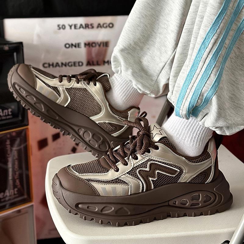 Daddy shoes men's ninth generation new thick-soled heightening casual sports shoes spring and autumn tide brand