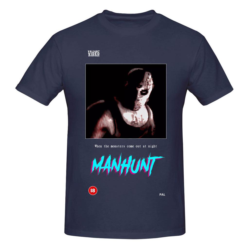 Funny Unisexhunt Vhs Movie Cover Unisexs Printed Tshirt Unisex T Shirtsimple