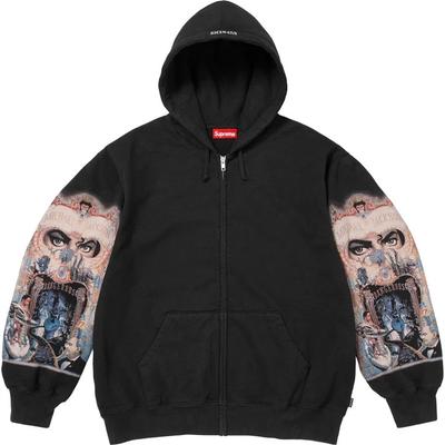 Supreme Felpa con cappuccio e zip Michael Jackson Dangerous Nera