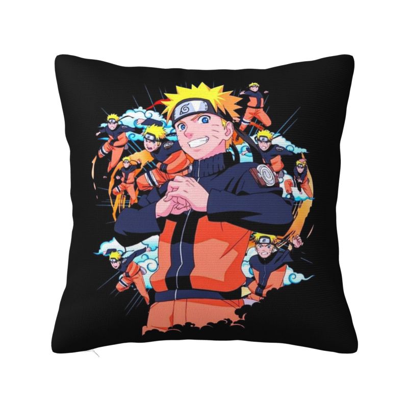 Custom Nordic Uzumaki Anime Cushion Cover Polyester Harajuku Manga Pillow Case