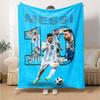1pc Football Star (2) Blanket, Gift, for Men and Women, Soft Blanket, Good for Sofa Bed Couch Travel, Lightweight Flannel Blanket