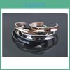 Premium Quality Hot Stainless Steel Cuff Bangle Hair Tie Bracelet Elegant Design For Women