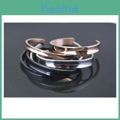 Premium Quality Hot Stainless Steel Cuff Bangle Hair Tie Bracelet Elegant Design For Women