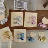 The New Korean Version of Ins Love Hairpin Children's Pair of Broken Hair Bangs Clip Baby Sweet Cool High Elastic Ponytail Hair Ring