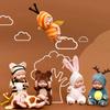 6Pcs Cute Mini Reborn Dolls Toy Set Sleeping Babies with Clothes Accessories Ideal Birthday Gift for Kids Kawaii Princess Dolls