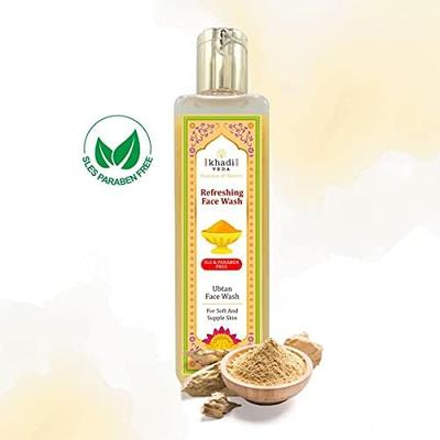 Khadi Veda Refreshing Ubtan Face Wash 200 ml(Pack of 2)