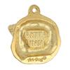 Akita, Akita Inu - Gilded key ring with dog in gift box, handbag decoration, luxury accessory by Art-Dog brand