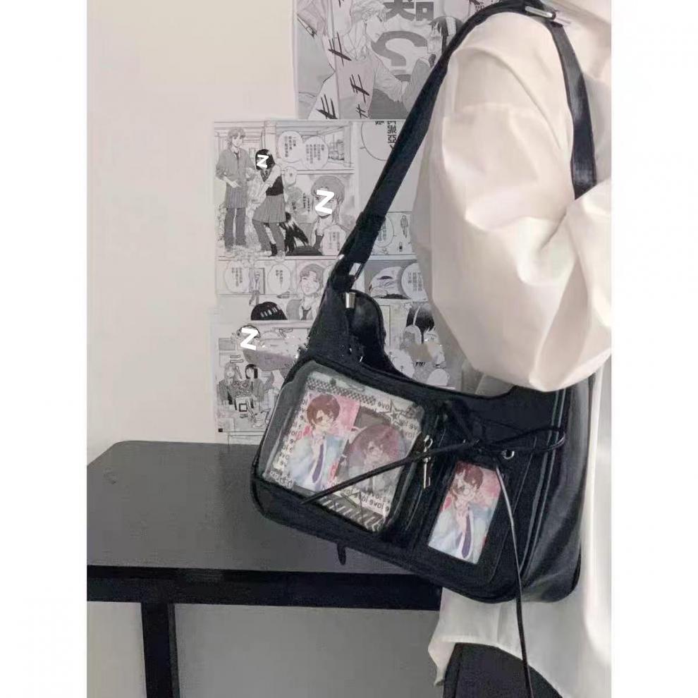 Anime Puppe Ita Tasche - Stilvolle Einzel-Schulter Crossbody für den täglichen Weg zur Arbeit
