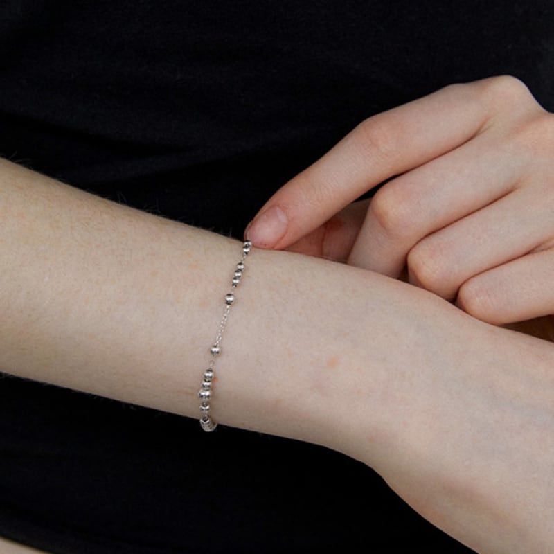 

by hyeres [925 silver] Moving ball bracelet (Silver) BH7B52703W9175 single type