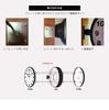 Manbo Double Face Wall Dial Diameter Stylish Wall Nordic Interior Design Clock, 37.9cm, Black, Double-sided Clock, Clock,
