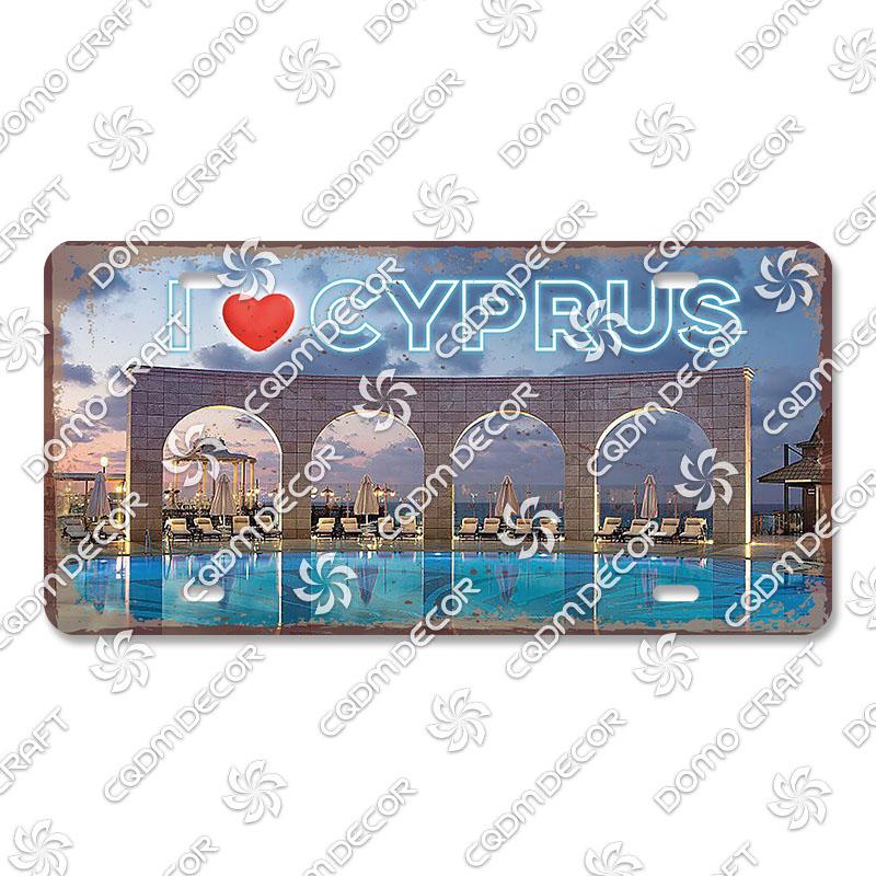 National Tourist City Plaques Metal Plate London Hawaii Venice Retro Metal Tin Signs Wall Decor Garage Car Club Living Room Home