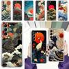 Phone Case For Samsung Galaxy S26 S25 S24 S23 S22 Ultra S20 S21 FE 5G Plus Soft Clear Cover Japanese Style Art Japan