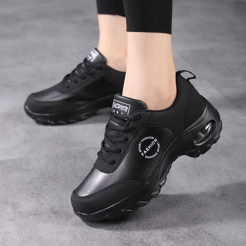 New Fashion Mom Sneakers for Women Platform  Travel Shoes Autumn Waterproof and Non-slip Black Platform Shoes Zapatos De Mujer