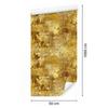 Aged Gold Wallpaper Gold, Yellow and Ochre for Living Room and Bedroom 50x1000