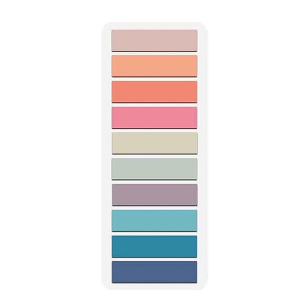 Transparent Morandi Color Writable PET Index Tab Sticky Notes
