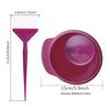 2pcs/set Anti-Static Coloring Hair Dye Brush and Bowl Plastic Hair Tint Tool  Home