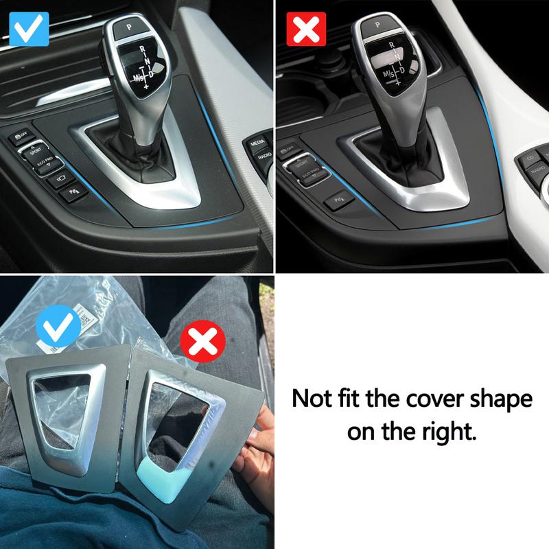 LHD RHD Car Shift Lever Bezel Trim Gear Selector Switch Shifter Cover For BMW 3 4 Series F30 F31 F34 F35 F32 F33 F36 51169234131