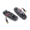 2Pcs Dynamic LED Turn Signal Side Marker Light Repeater Lamp For Fiat Panda MK2 MK3 Grande Punto Abarth Doblo Fiorino Linea Idea