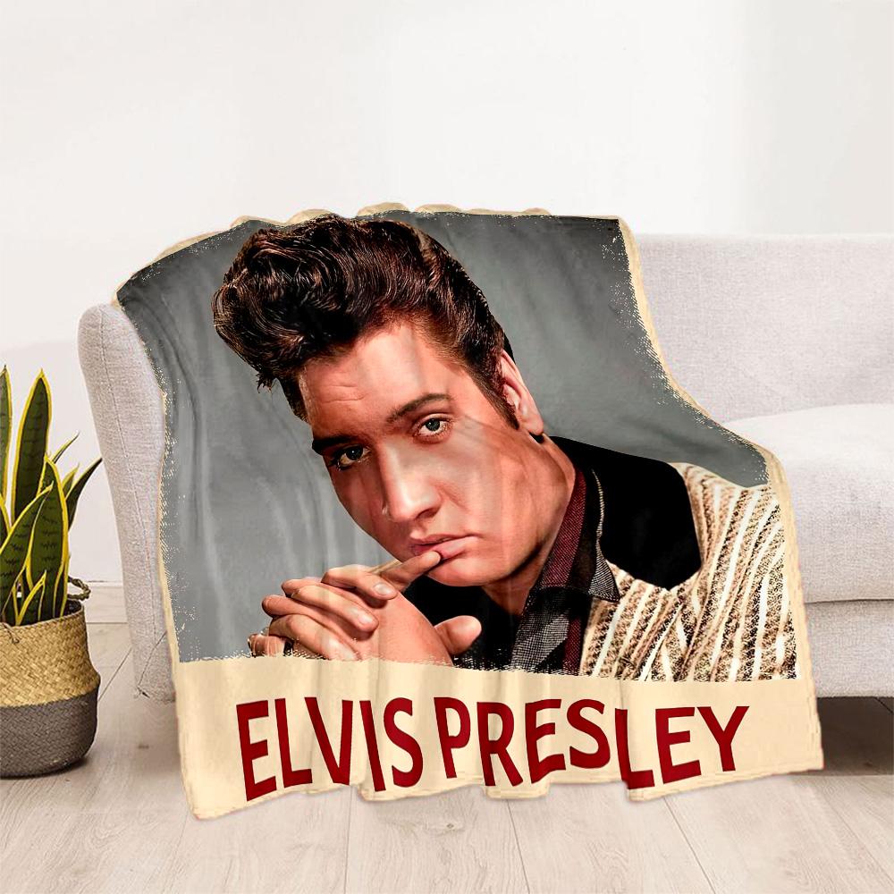 Elvis Decke Ultraweich Perfekt für Bett Couch Bettwäsche Für Alle Jahreszeiten Moderner Stil Perfektes Geschenk für Verwandte und Freunde