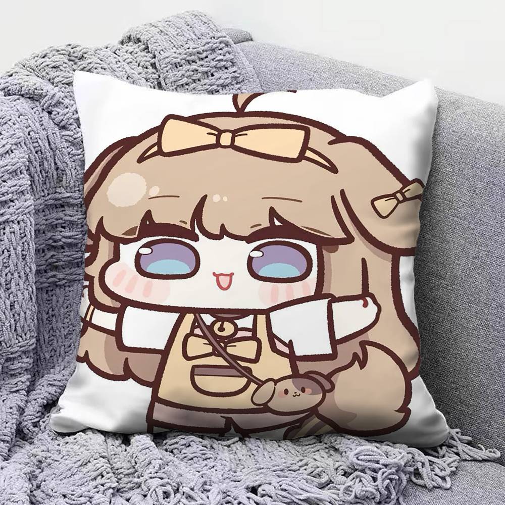 Trickal chibi go Butter Pillow Covers Home Sofa Cushion Covers and Aecorative Custom