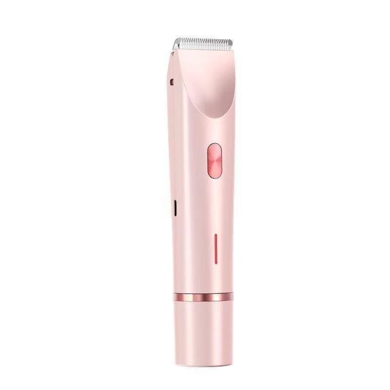 Women'S Bikini Trimmer, Electric Shaver, Dual Head Electric Razor, Two-In-One Women'S Body Shaver Waterproof Wet