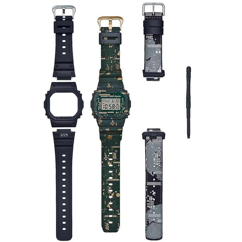 

[Casio] watch G-Shock Carbon core guard structure DWE-5600CC-3JR men s camouflage